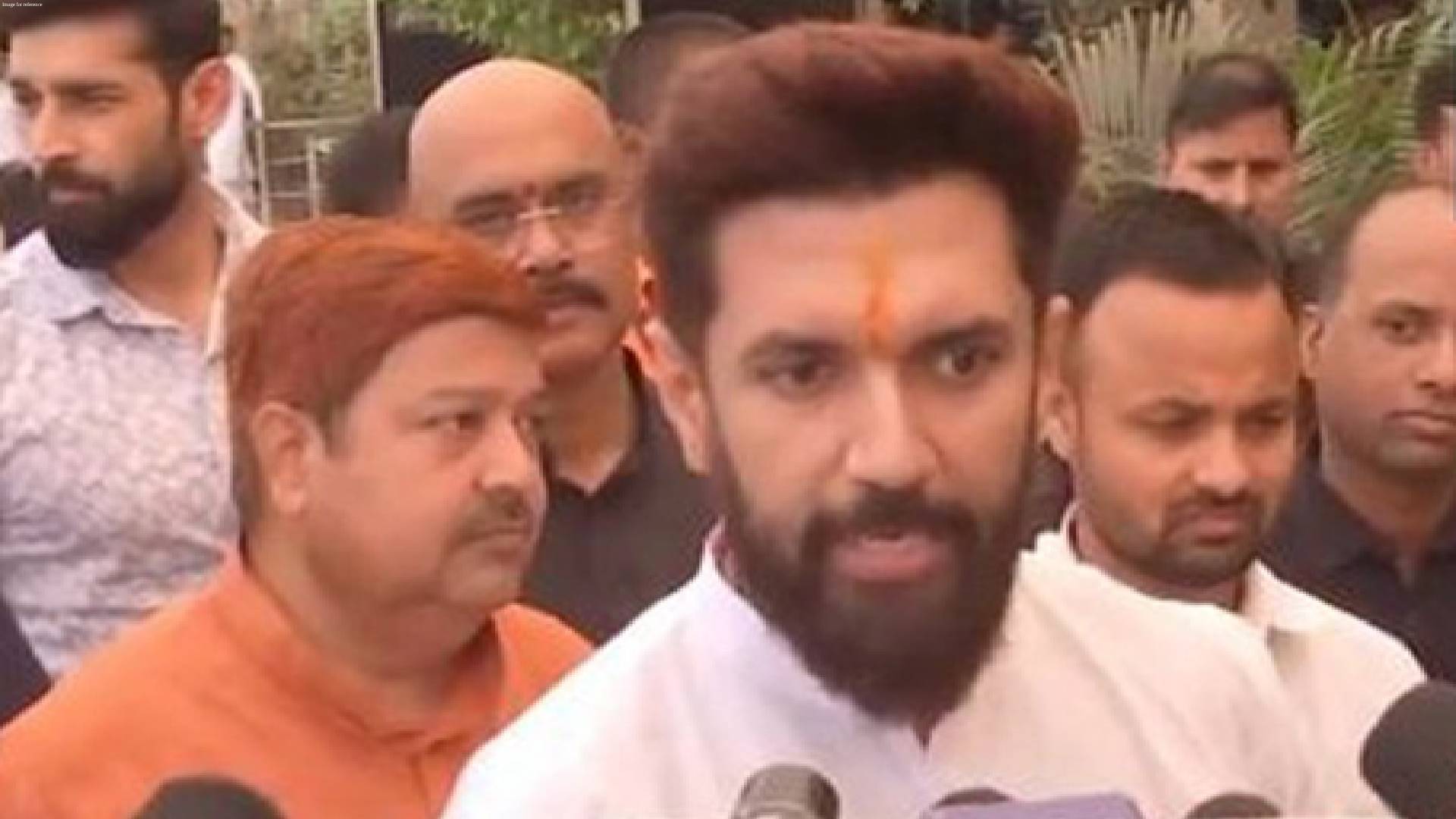 People of Bihar have made up their minds to elect NDA candidates: Chirag Paswan takes dig at RJD's Parivartan Patra
